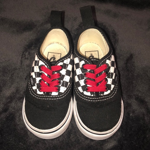 black and white checkered vans toddler